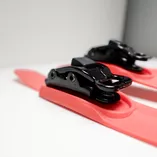 Zestaw dolnych klamer FR Double Strap czerwony XL ze śrubami L+P