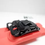 Zestaw dolnych klamer FR Double Strap czerwony XL ze śrubami L+P