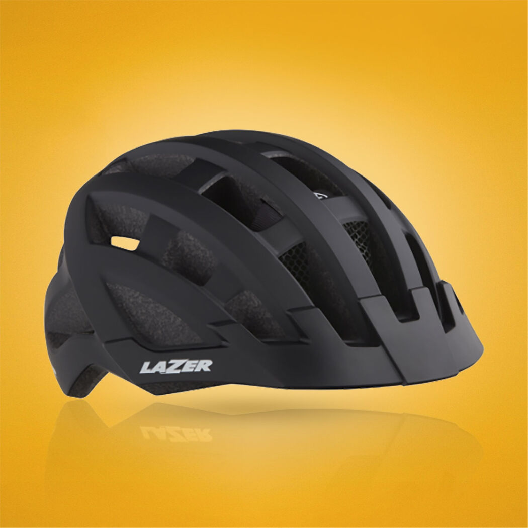 Kask na rolki - Lazer Comp DLX  czarny mat