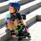 Rolki Rollerblade Microblade 3WD granatowo-limonkowe
