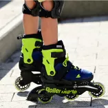 Rolki Rollerblade Microblade 3WD granatowo-limonkowe
