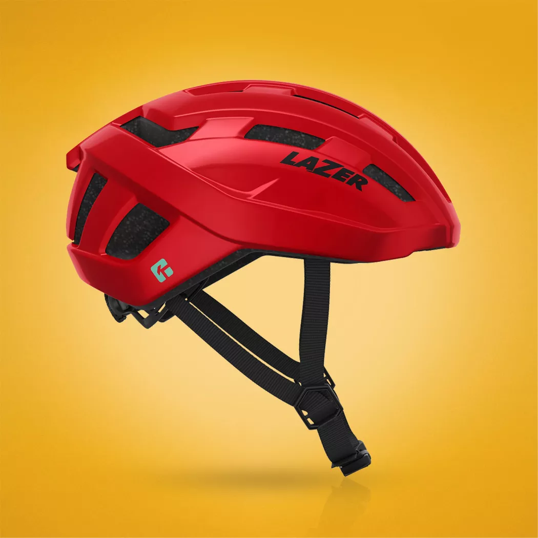 Kask na rolki - Lazer Tempo KinetiCore czerwony