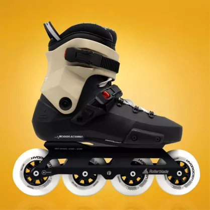 Rolki Rollerblade Twister XT 90R czarno-piaskowe