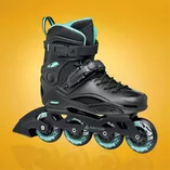 Rolki Rollerblade RB 80 W czarno-błękitne
