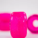 Świecące kółka do wrotek Rio Roller Light Up 58x33mm/82a różowe z brokatem (4szt.)