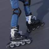 Rolki Rollerblade Microblade czarno-białe