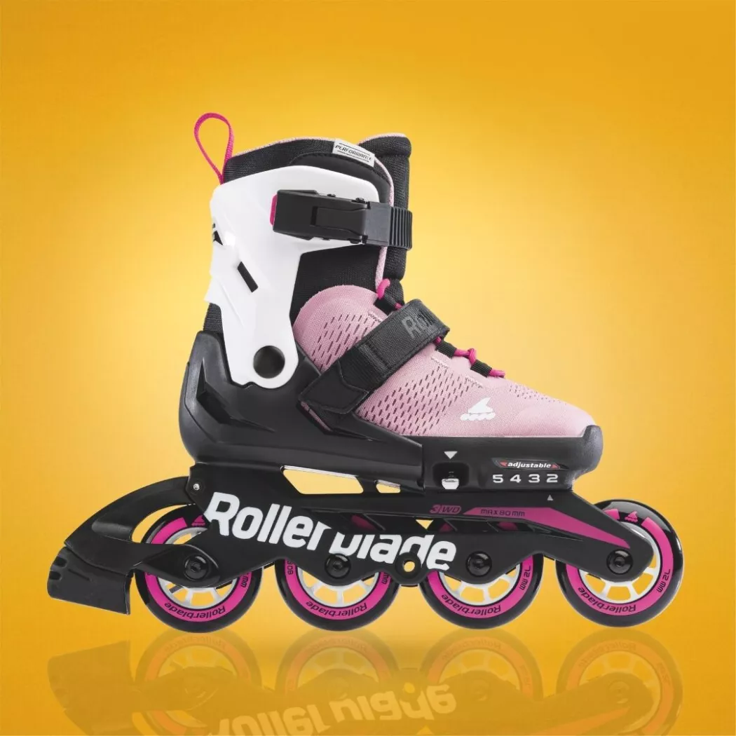 Rolki Rollerblade Microblade różowo-białe