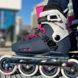 Rolki Rollerblade Maxxum Edge 90 W różowo-granatowe