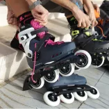 Rolki Rollerblade Maxxum Edge 90 W różowo-granatowe