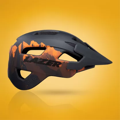 Kask Lazer Chiru czarno-pomarańczowy