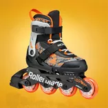 Rolki dziecięce Rollerblade Microblade SL czarno-pomarańczowe