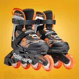Rolki dziecięce Rollerblade Microblade SL czarno-pomarańczowe