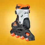 Rolki dziecięce Rollerblade Microblade SL czarno-pomarańczowe