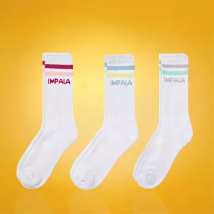 Skarpetki Impala Stripe Sock Pastel (3 pak)