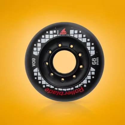 Kółka do rolek Rollerblade APEX 68 mm / 80A czarne (4 szt.)