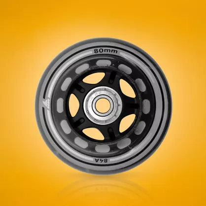 Kółka z łożyskami Rollerblade 80mm/84a + SG-7 przezroczyste (8 szt.)