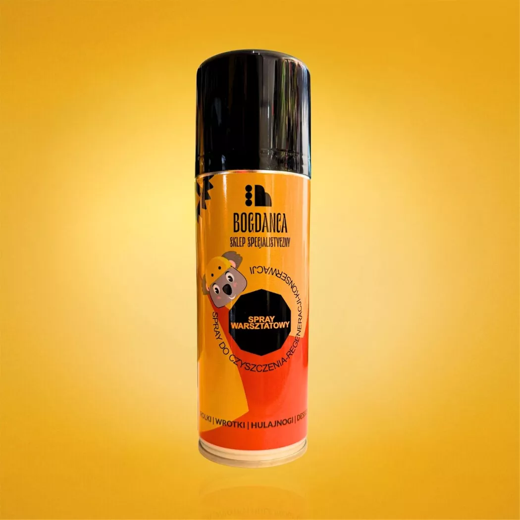 Spray do czyszczenia Bogdanca – Środek do regeneracji i konserwacji rolek, łyżew, wrotek