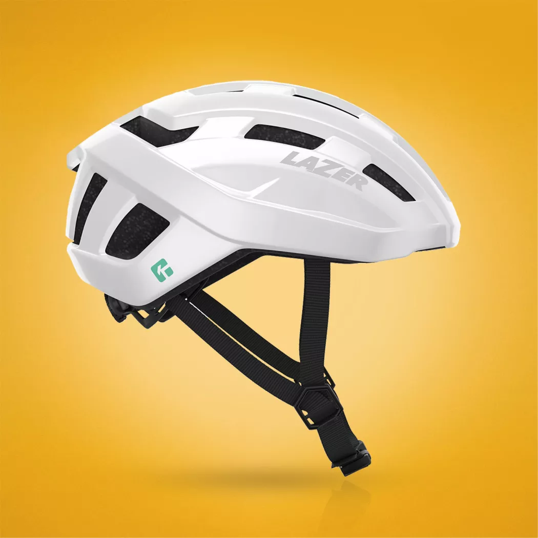 Kask na rolki - Lazer Tempo KinetiCore biały