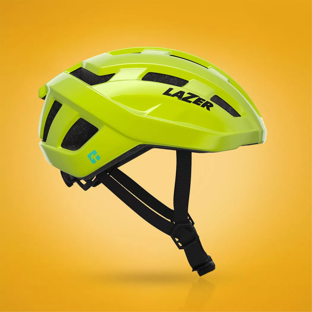 Kask na rolki - Lazer Tempo KinetiCore jasnożółty