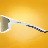 Okulary przeciwsłoneczne UVEX Skyryse White Matt / Mirror Gold