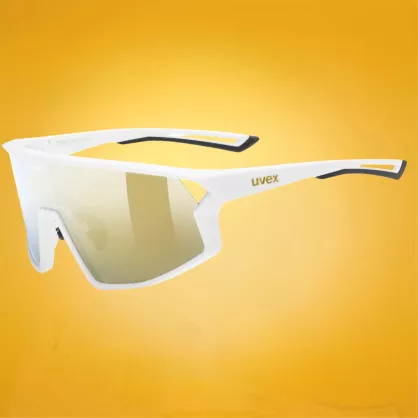 Okulary przeciwsłoneczne UVEX Skyryse White Matt / Mirror Gold