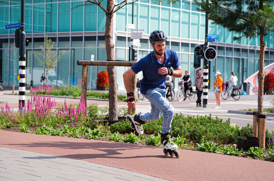 Rolki Rollerblade Lightning 110 biało-czarne