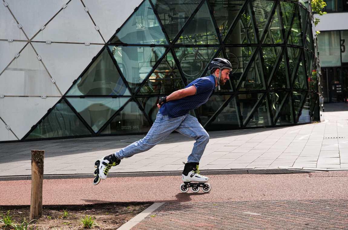 Rolki Rollerblade Lightning 110 biało-czarne