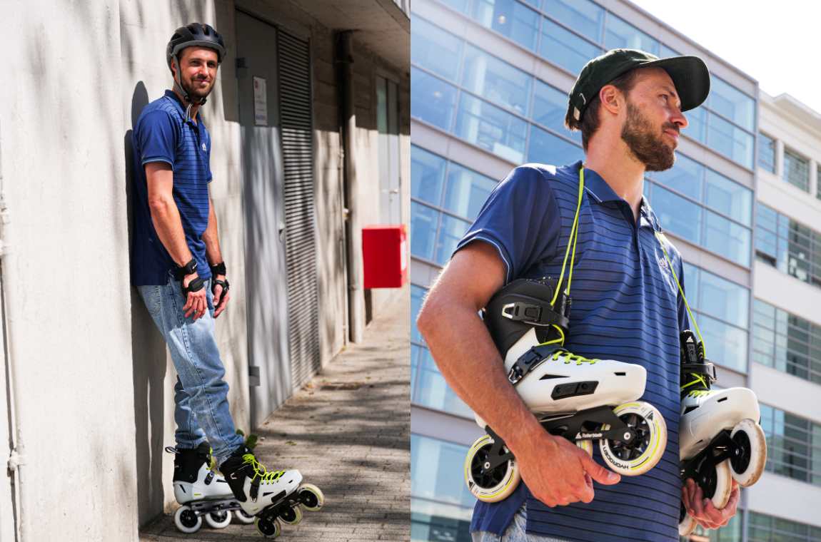 Rolki Rollerblade Lightning 110 biało-czarne
