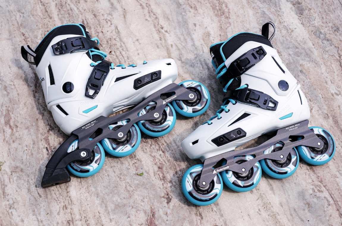 Rolki Rollerblade Lightning W biało-morskie