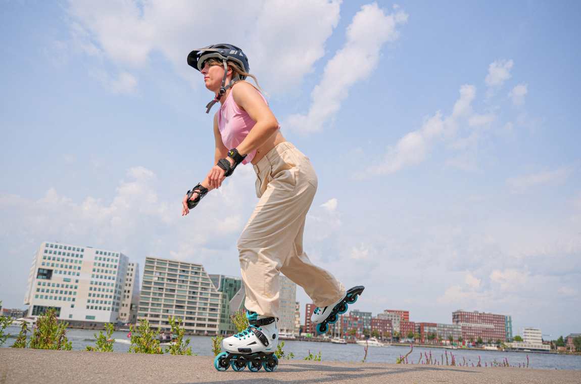 Rolki Rollerblade Lightning W biało-morskie