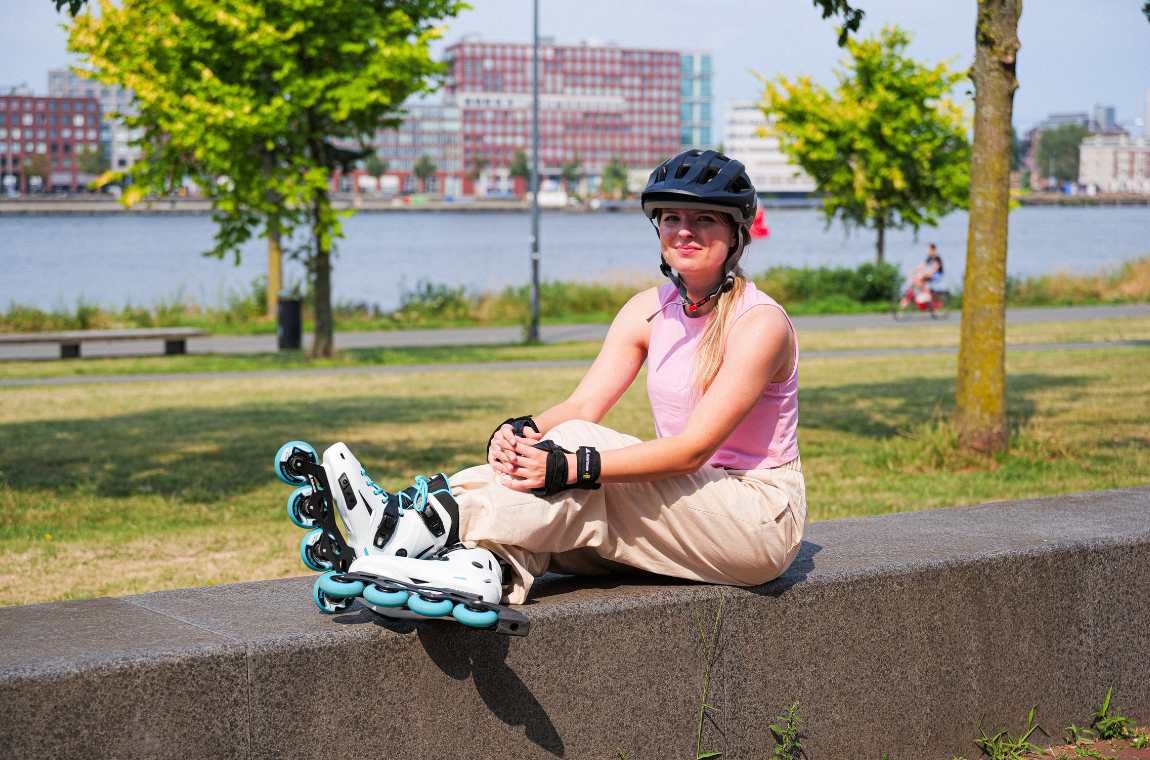 Rolki Rollerblade Lightning W biało-morskie