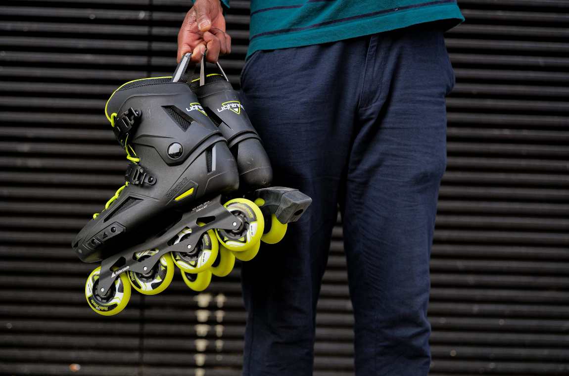 Rolki Rollerblade Lightning czarno-limonkowe