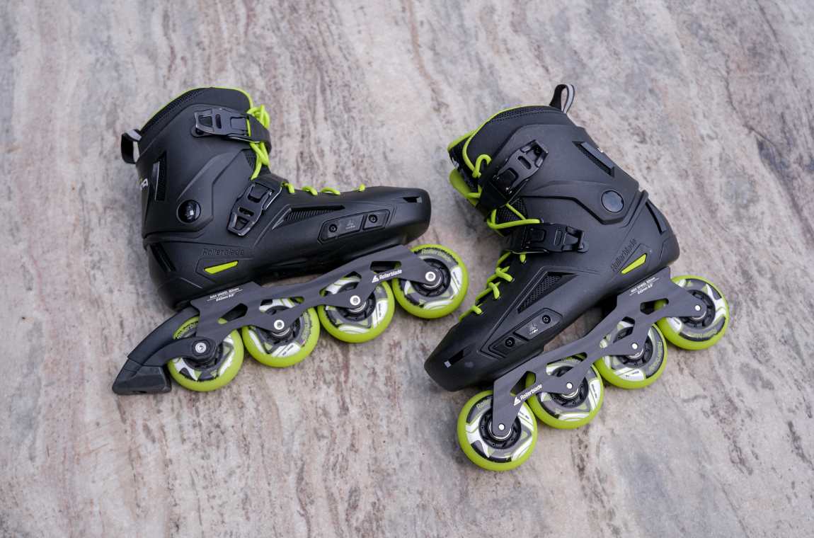 Rolki Rollerblade Lightning czarno-limonkowe