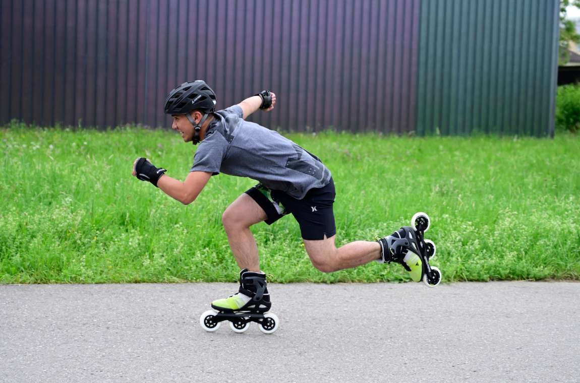 Rolki Rollerblade Macroblade 110 3WD W szaro-zółte