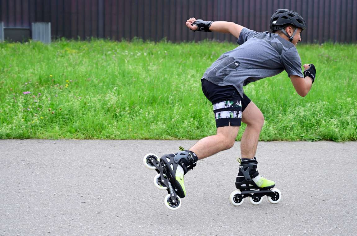 Rolki Rollerblade Macroblade 110 3WD W szaro-zółte