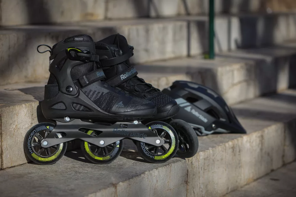 Rolki Rollerblade Macroblade 110 3WD czarno-limonkowe