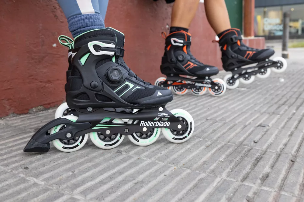 Rolki Rollerblade Macroblade 90 Boa W czarno-miętowe
