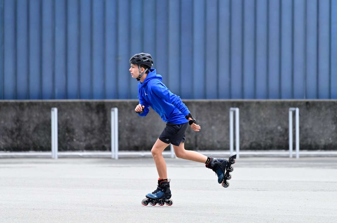 Rolki Rollerblade Macroblade 90 Niebiesko-Pomarańczowe