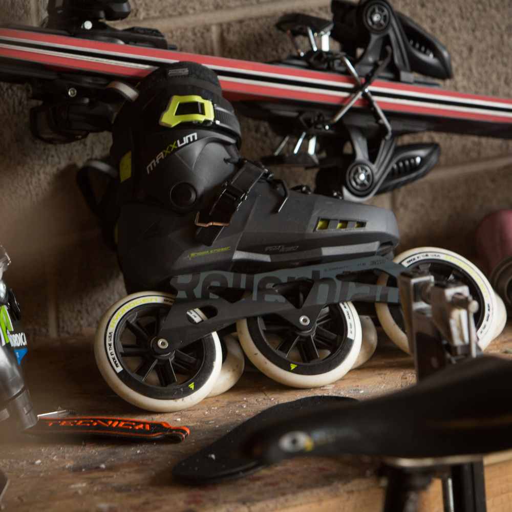 Rolki Rollerblade Maxxum Edge 125 3WD szaro-żółte