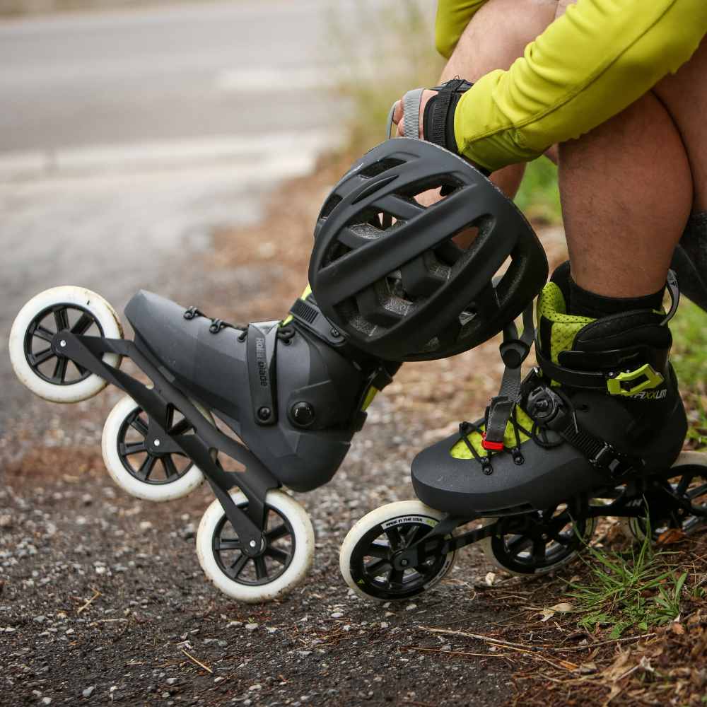 Rolki Rollerblade Maxxum Edge 125 3WD szaro-żółte