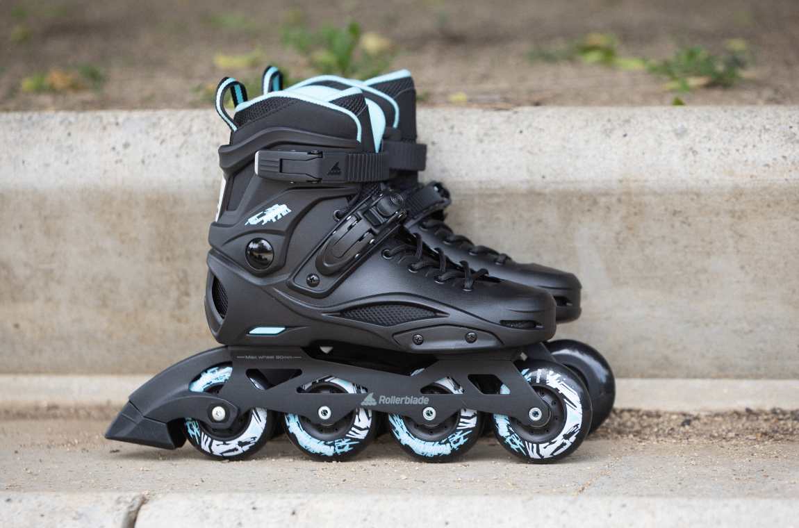 Rolki Rollerblade RB 80 W czarno-błękitne