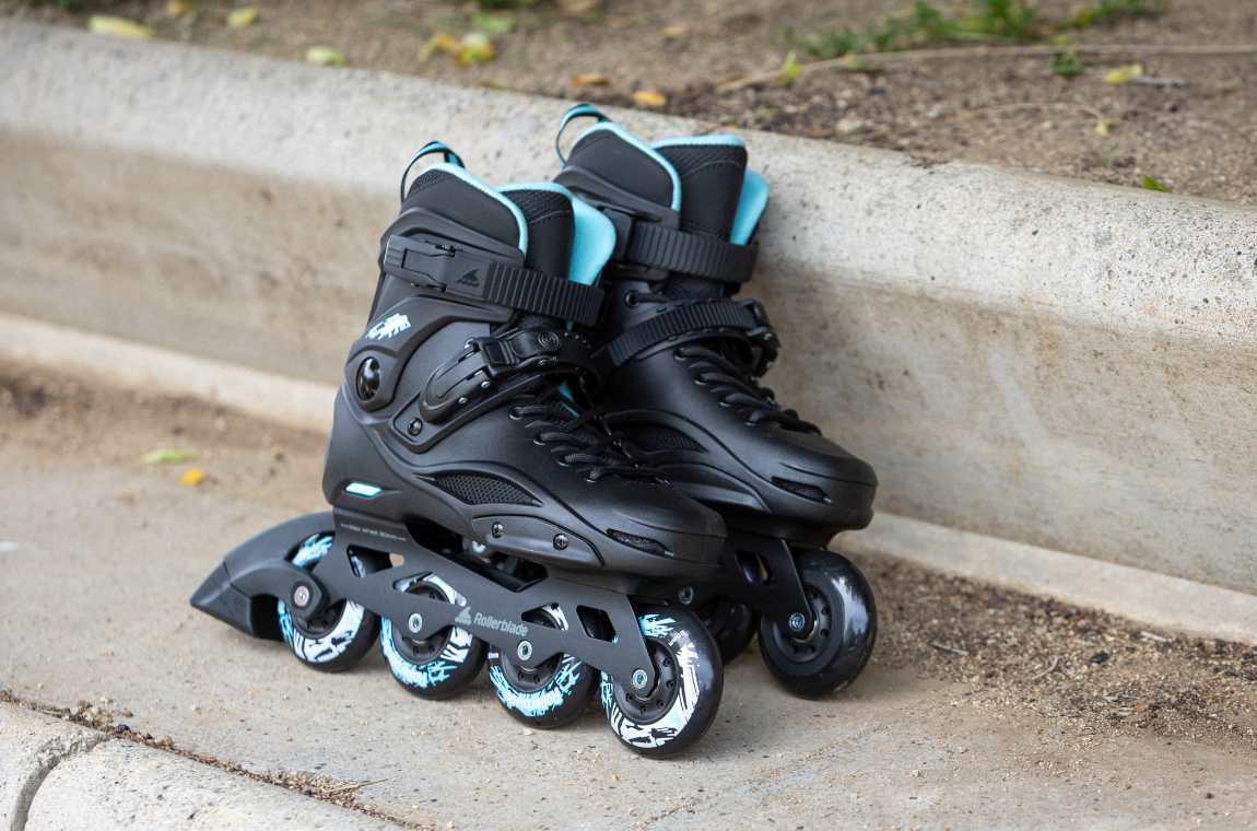 Rolki Rollerblade RB 80 W czarno-błękitne