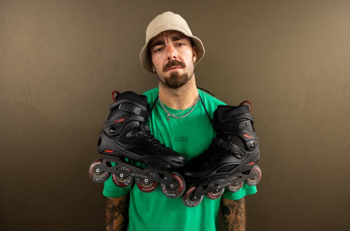 Rolki Rollerblade RB 80 czarno-czerwone