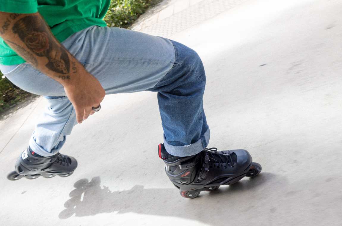Rolki Rollerblade RB 80 czarno-czerwone