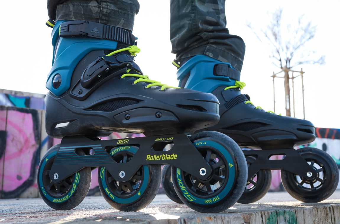 Rolki Rollerblade RB 110 3WD czarno-niebieskie