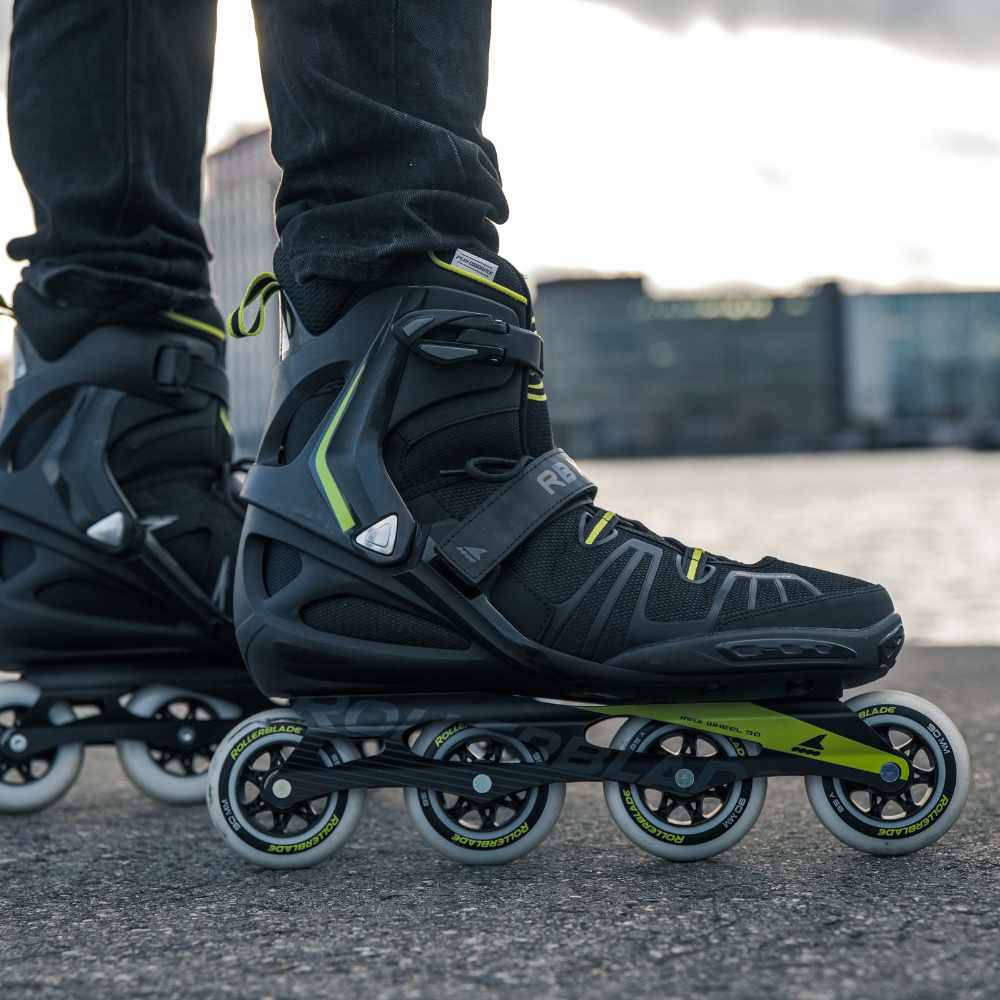 Rolki Rollerblade RB XL czarno-limonkowe