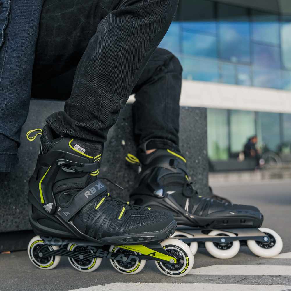 Rolki Rollerblade RB XL czarno-limonkowe