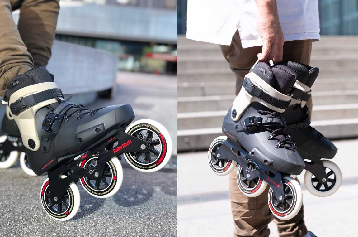 Rolki Rollerblade Twister Edge 110 3WD czarno-szare
