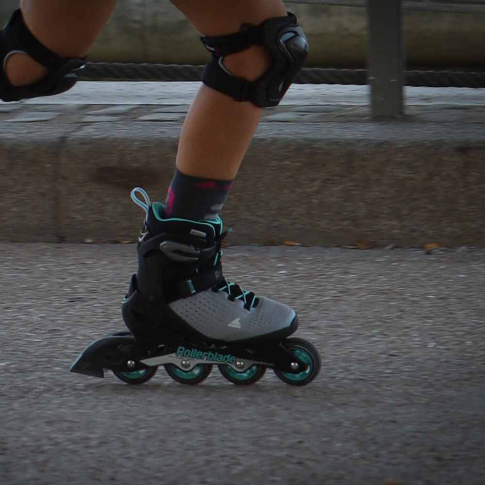 Rolki Rollerblade Zetrablade Elite W czarno-turkusowe