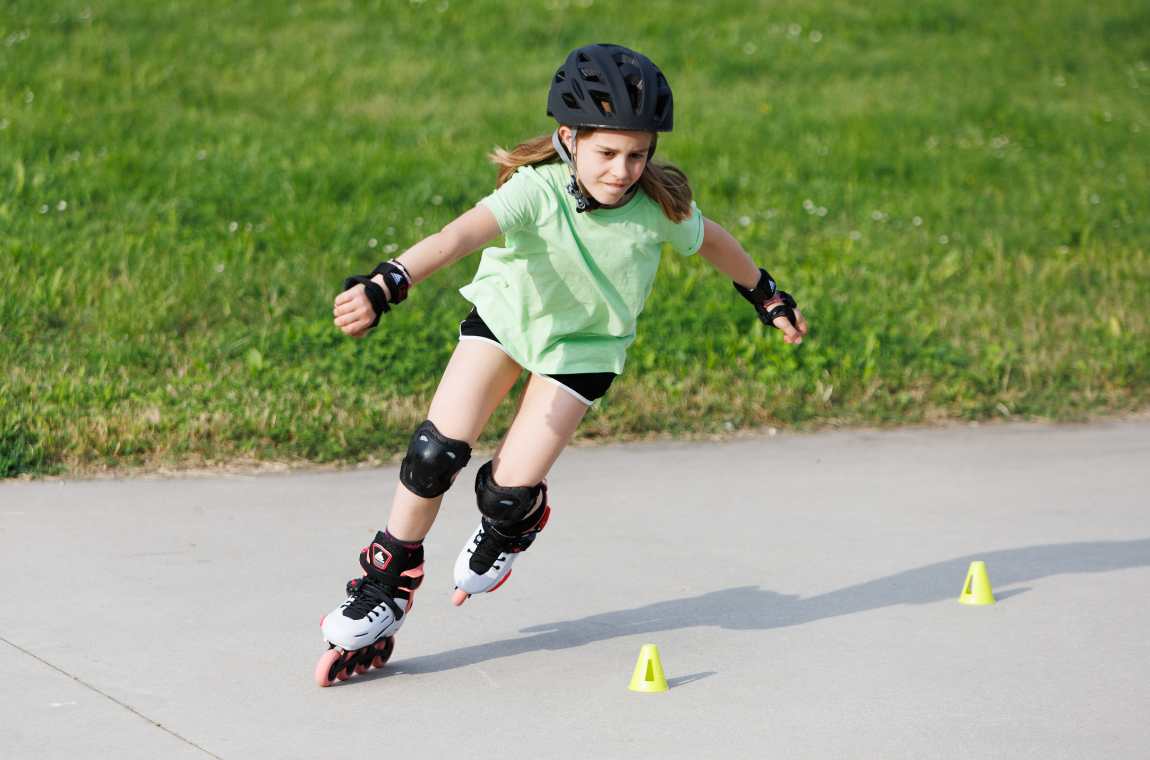 Rolki dziecięce Rollerblade Apex platynowo-koralowe